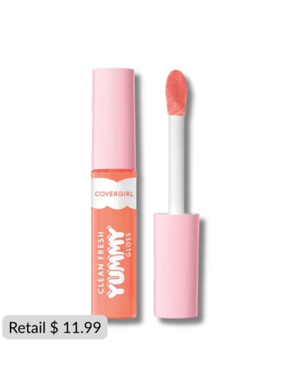 $6 When Bundled - CoverGirl Clean Fresh Yummy Gloss in Peach Out